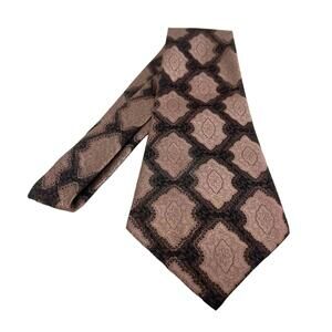 Vintage Target WASH & WEAR TIE 1960's Brown Tones 56" Long 5" Wide Costume